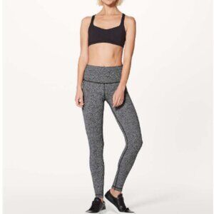 Lululemon Wunder Under Hi-Rise Tight 28" - Heathered Black - Size 4